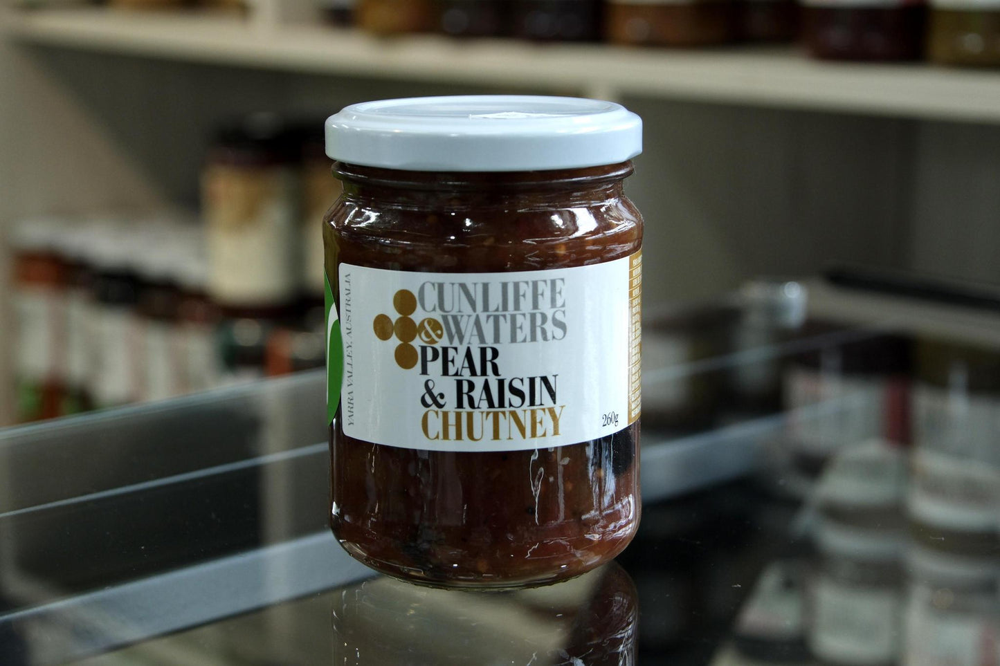 Cunliffe & Waters – Pear & Raisin Chutney – 260g - Whisked.net.au