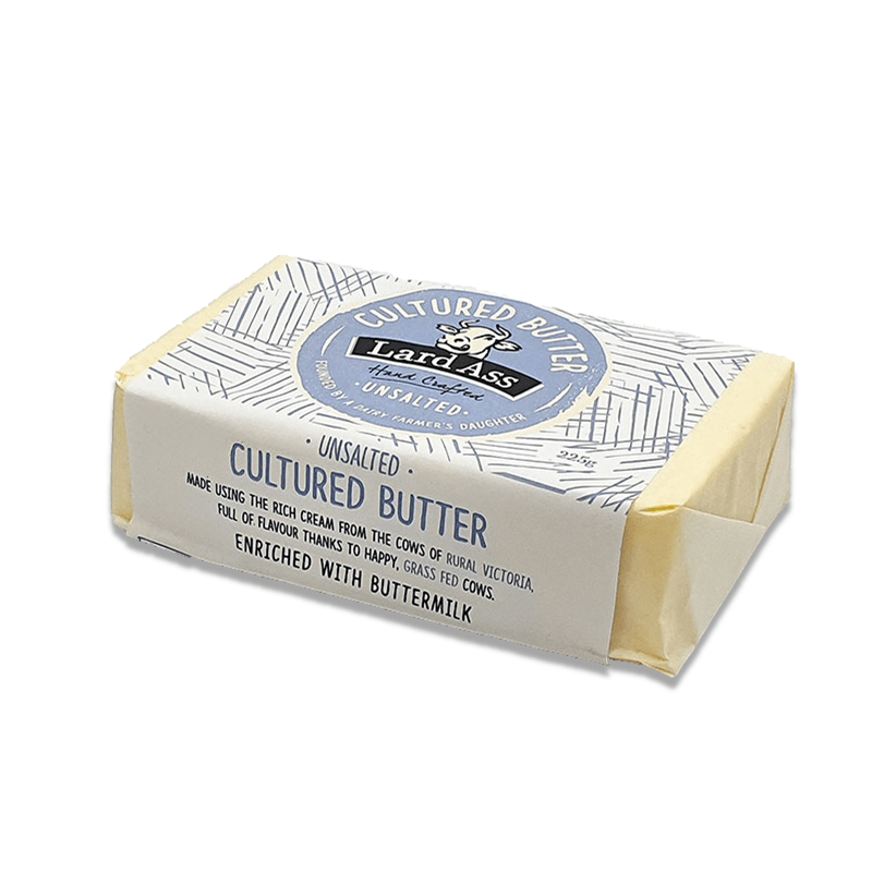 Lard Ass Butter - Cultured Butter 225g - Whisked.net.au