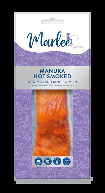 Marlee Hot Smoked Manuka King Salmon - Whisked.net.au