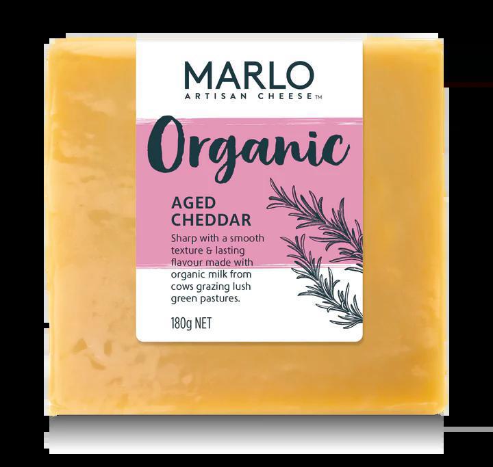Marlo Organic Aged Cheddar - Whisked.net.au