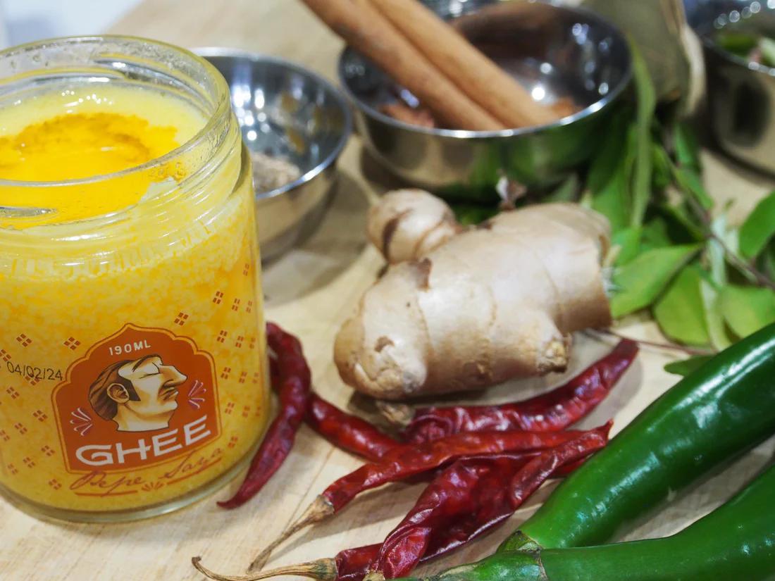 Pepe Saya Cultured Ghee 190ml - Whisked.net.au