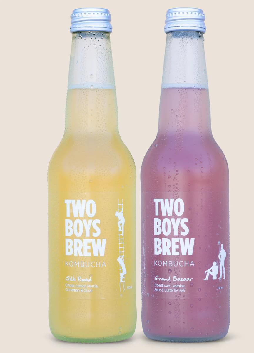 Two Boys Brew Kombucha 330 mL - Whisked.net.au