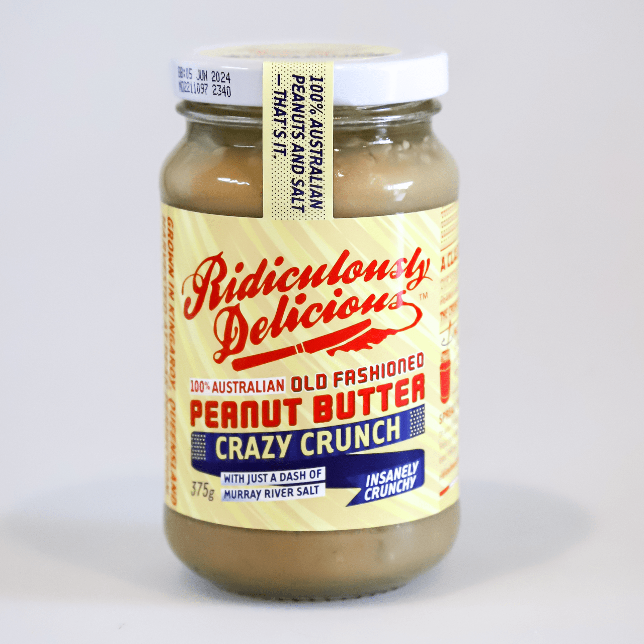 Crazy Crunch Peanut Butter - Whisked.net.au