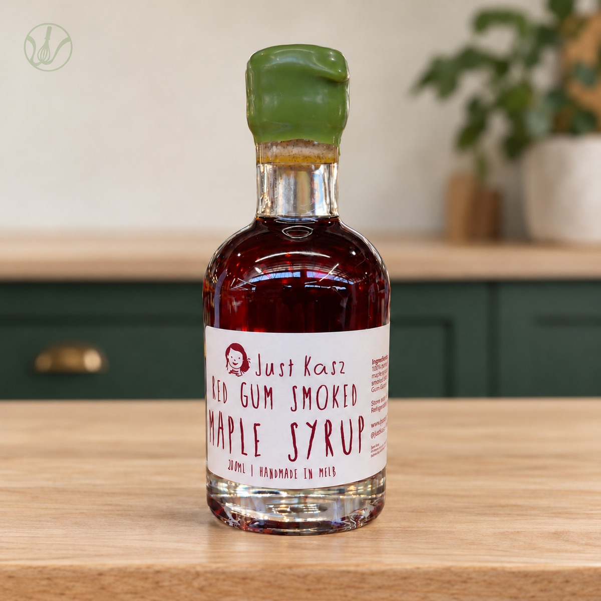 Just Kasz - Red Gum Smoked Maple Syrup - 200 mL