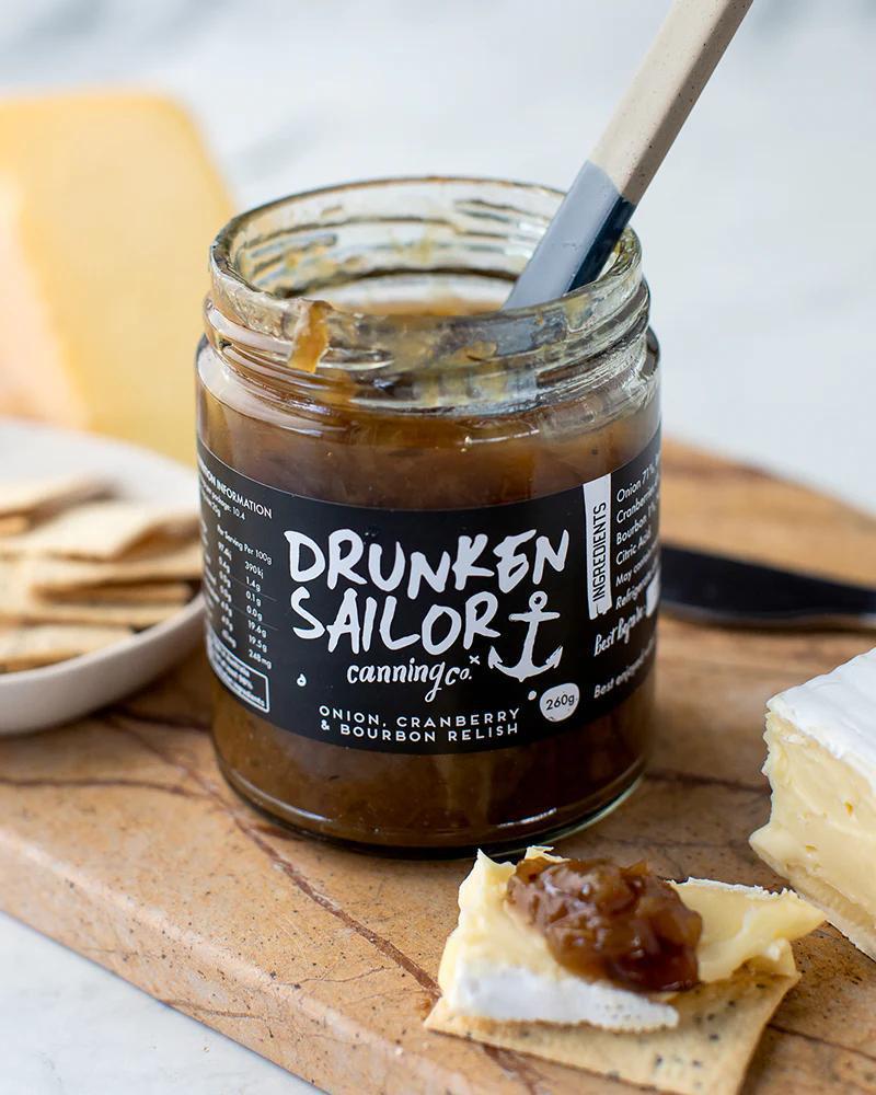 Drunken Sailor Canning Co - Onion, Cranberry & Bourbon Relish