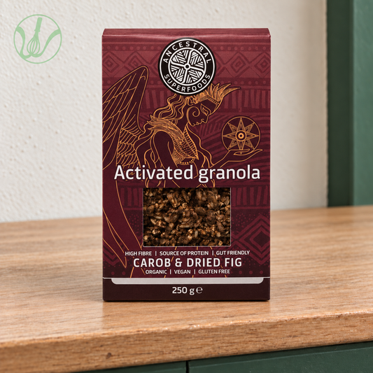 Ancestral Superfoods - Organic Activated Granola Carob & Dry Fig 250g