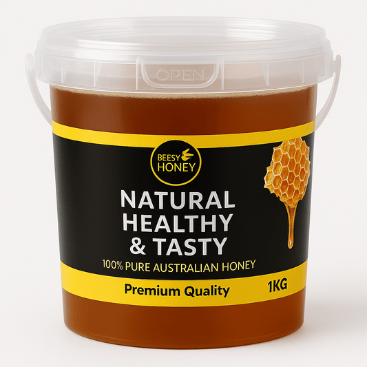 Beesy Honey - 100% Pure Australian Honey - 1kg 🍯 | Natural, Healthy & Tasty | Echuca, VIC - Whisked.net.au