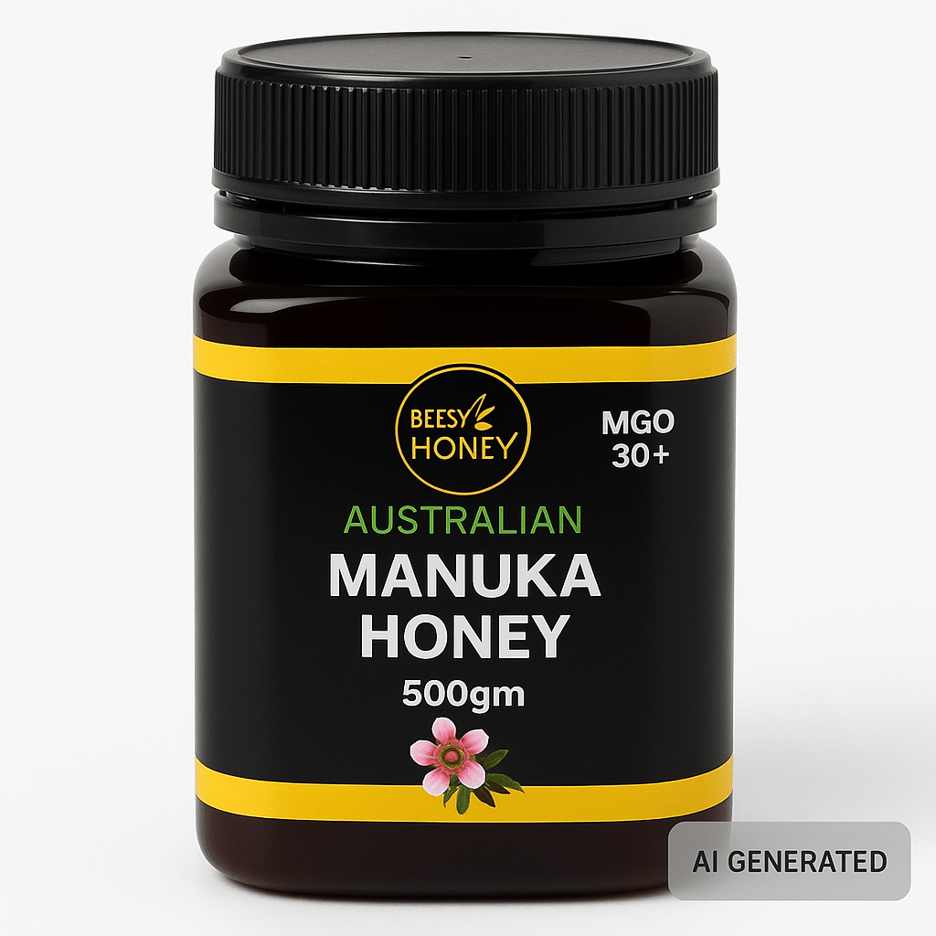 Beesy Honey – Australian Manuka Honey 30+ MGO – 500g - Whisked.net.au