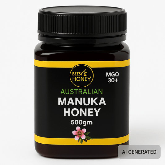 Beesy Honey – Australian Manuka Honey 30+ MGO – 500g - Whisked.net.au