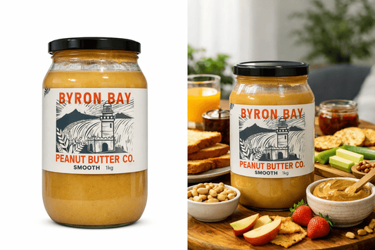 Byron Bay Peanut Butter Co. - Smooth Peanut Butter - 1kg - Whisked.net.au