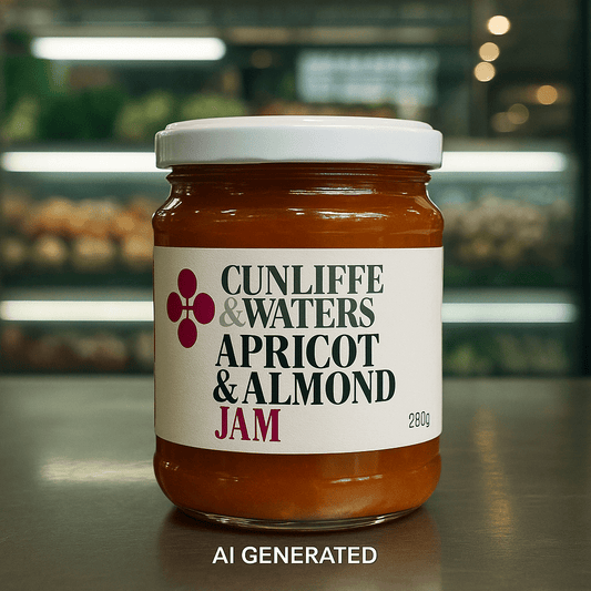 Cunliffe & Waters - Apricot & Almond Jam 290g - Whisked.net.au