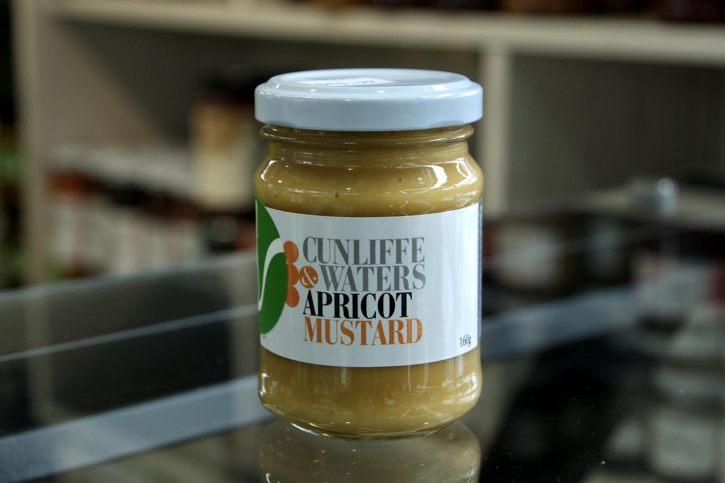 Cunliffe & Waters – Apricot Mustard - 160g - Whisked.net.au