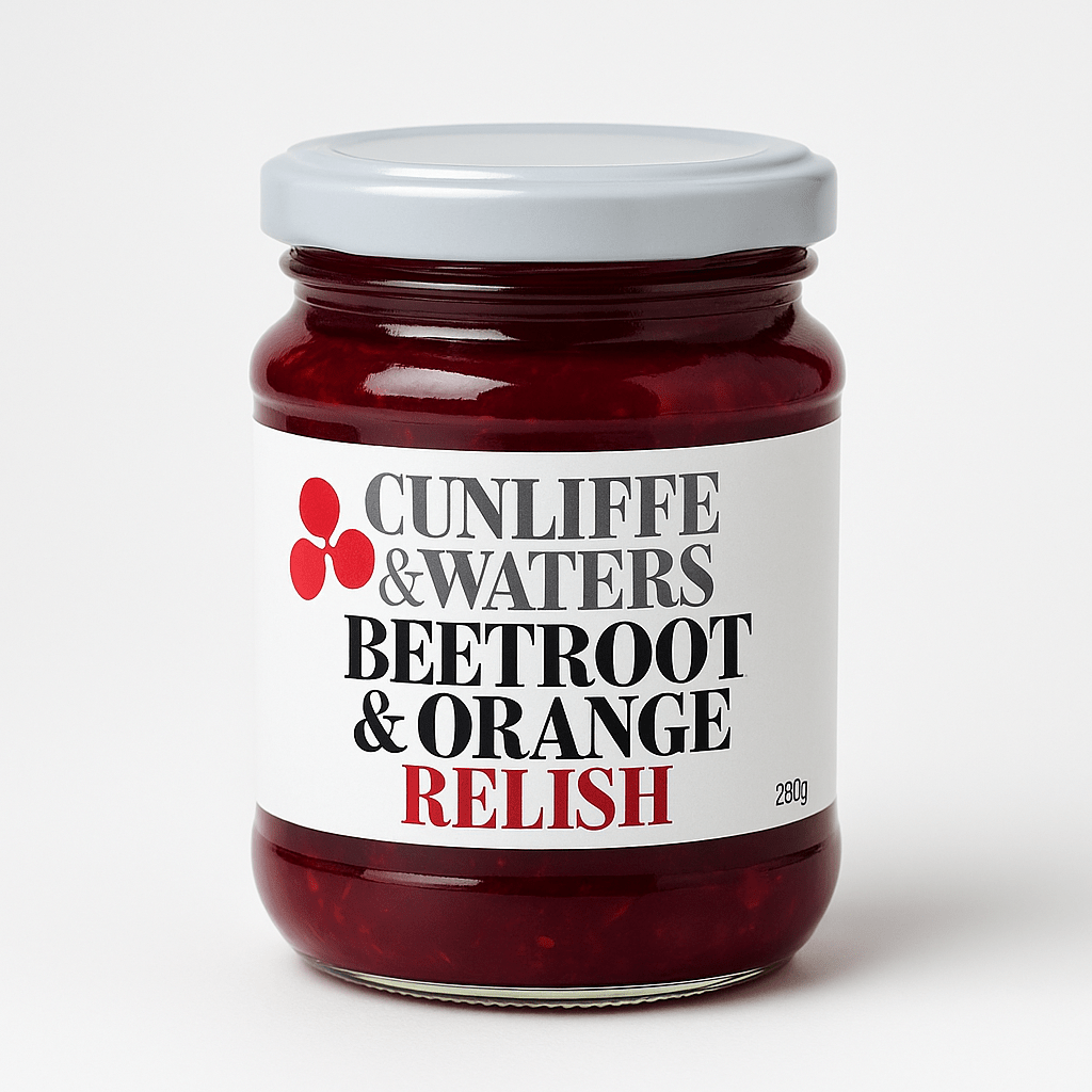 Cunliffe & Waters - Beetroot & Orange Relish - 260g - Whisked.net.au