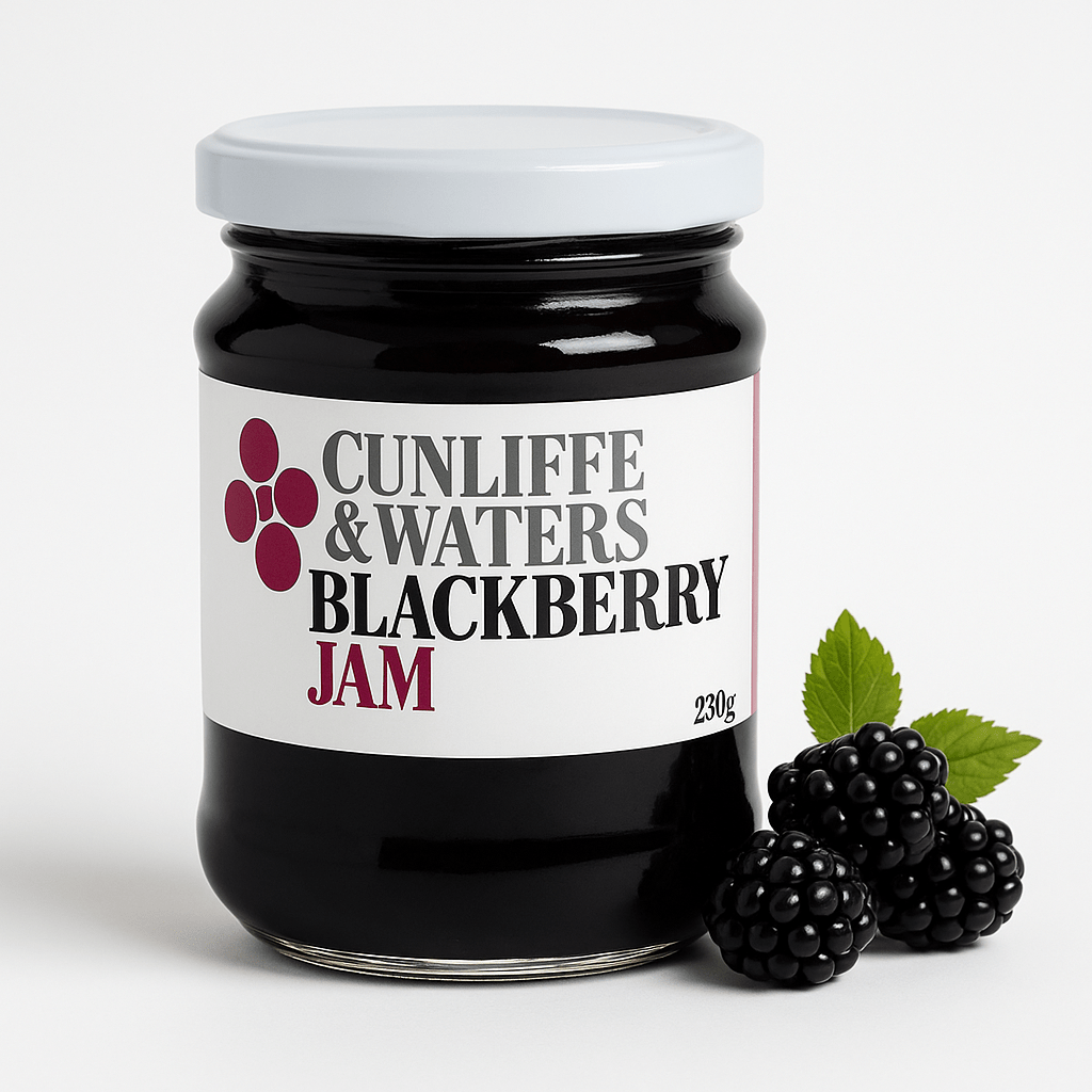 Cunliffe & Waters – Blackberry Jam – 290g - Whisked.net.au