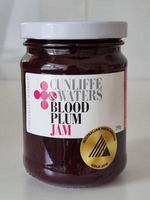 Cunliffe & Waters - Blood Plum Jam - 290g - Whisked.net.au