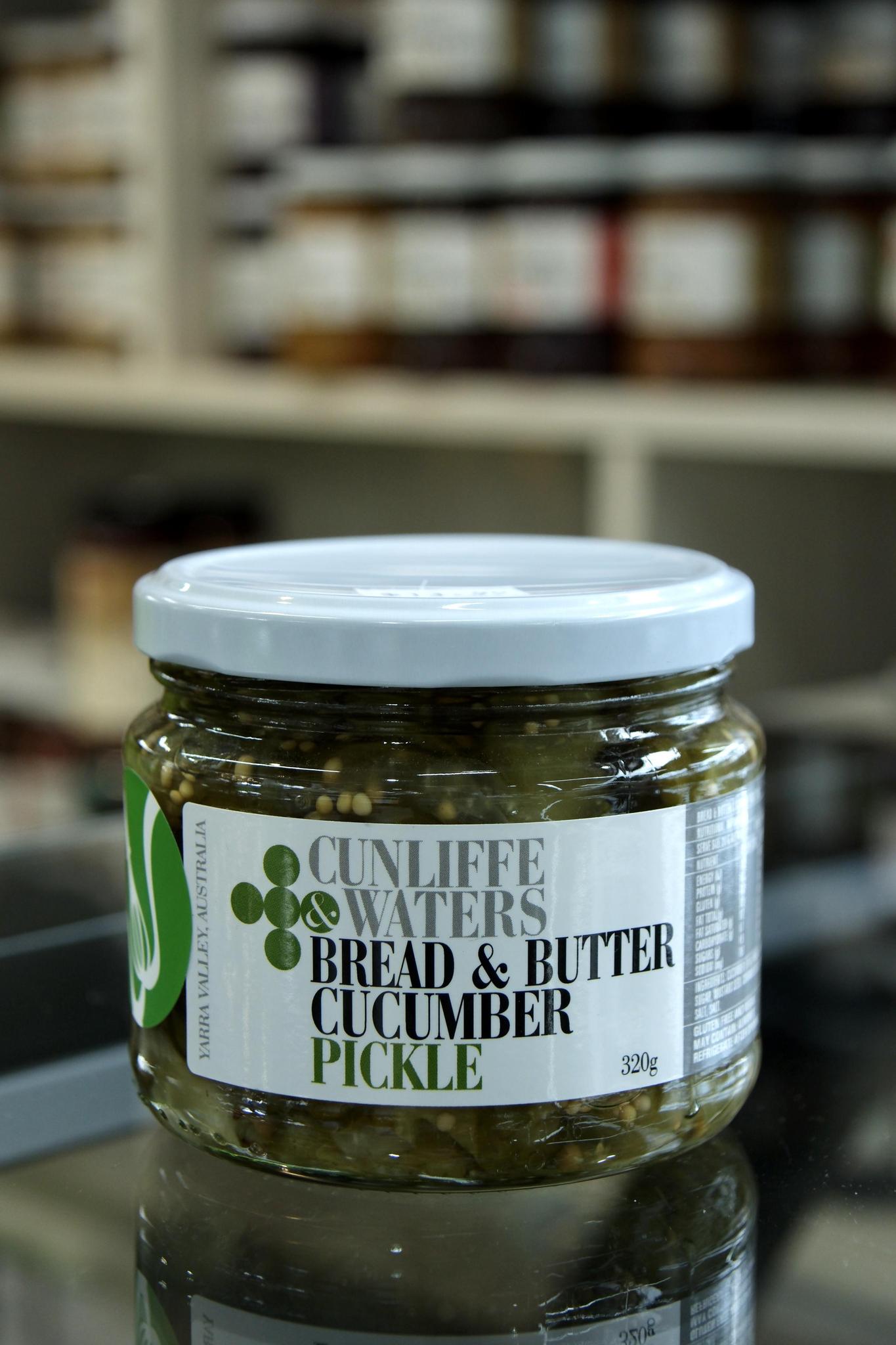 Cunliffe & Waters - Bread & Butter Cucumber Pickle - 320g - Whisked.net.au