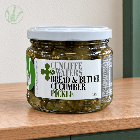 Cunliffe & Waters - Bread & Butter Cucumber Pickle - 320g - Whisked.net.au