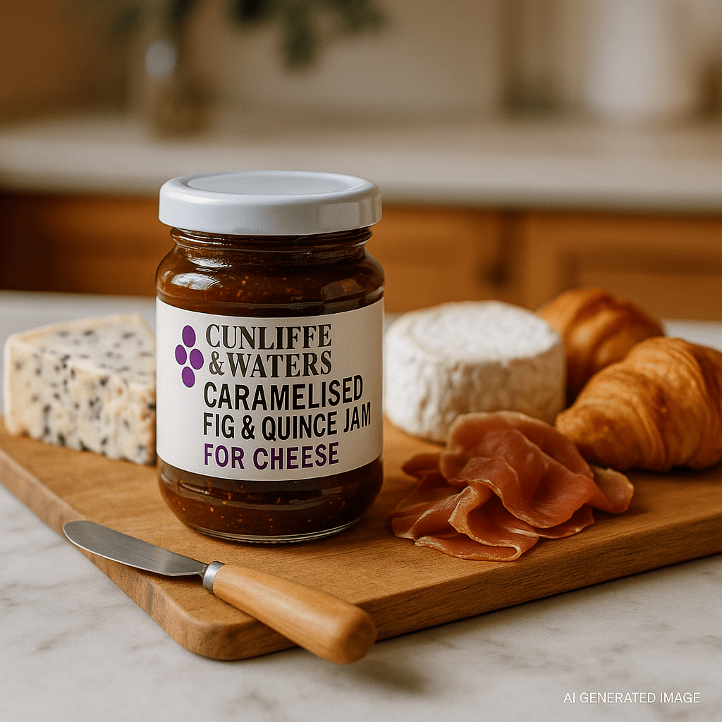 Cunliffe & Waters - Caramelised Fig & Quince Jam for Cheese - 180g - Whisked.net.au