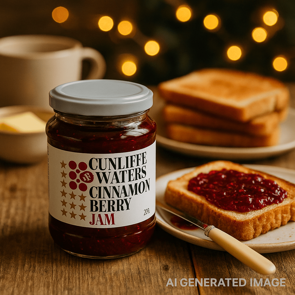 Cunliffe & Waters - Cinnamon Berry Jam - 290g - Whisked.net.au