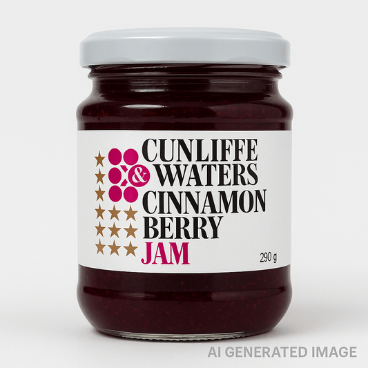Cunliffe & Waters - Cinnamon Berry Jam - 290g - Whisked.net.au