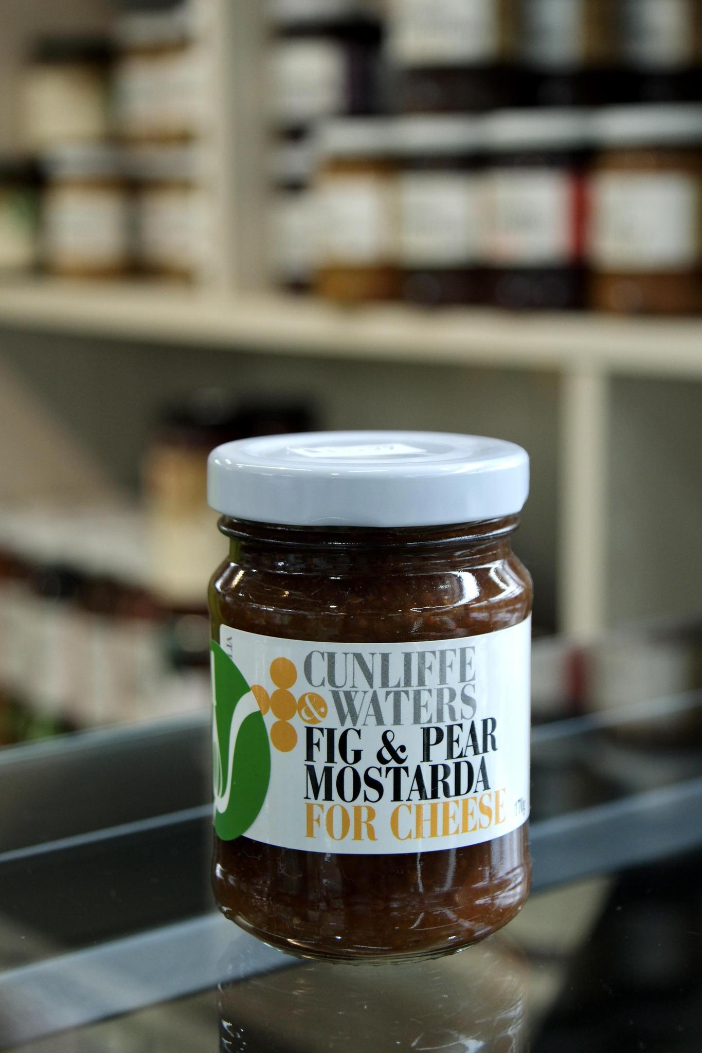 Cunliffe & Waters – Fig & Pear Mostarda for Cheese - 170g - Whisked.net.au