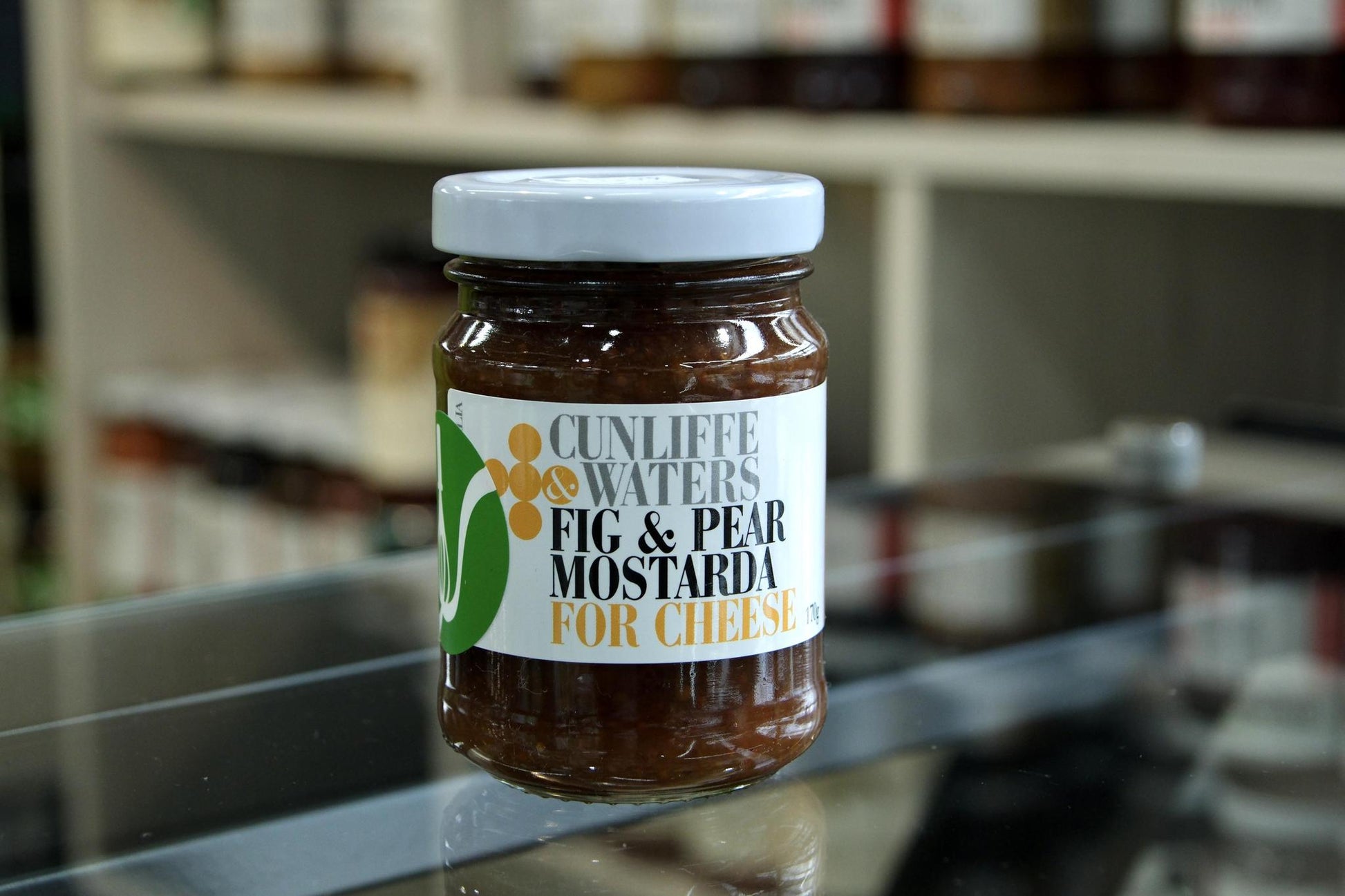 Cunliffe & Waters – Fig & Pear Mostarda for Cheese - 170g - Whisked.net.au