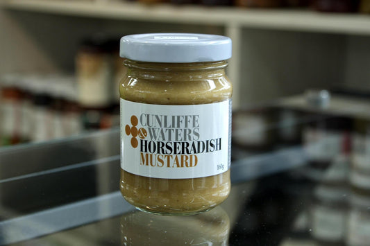 Cunliffe & Waters – Horseradish Mustard - 160g - Whisked.net.au