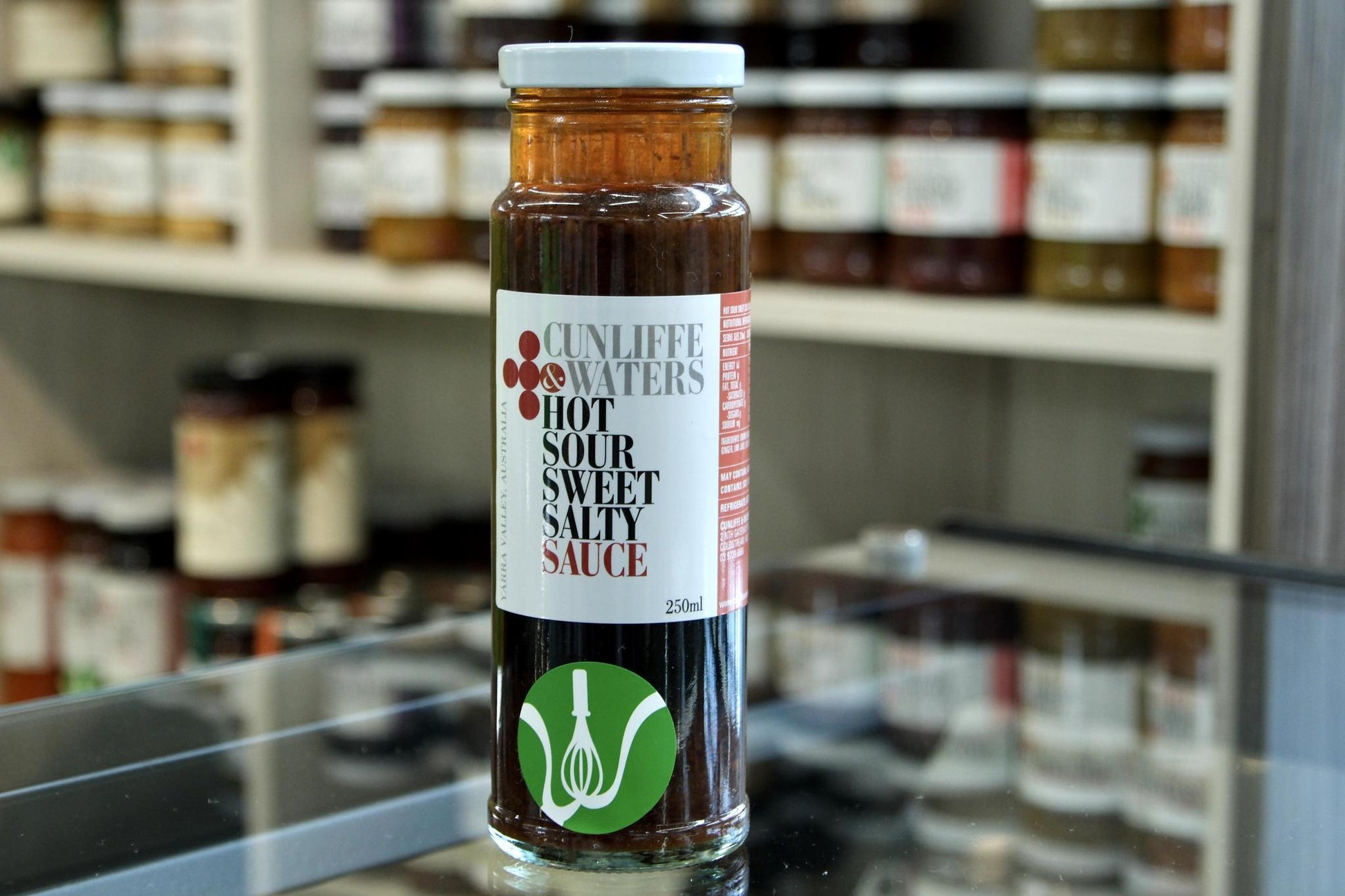 Cunliffe & Waters – Hot Sour Sweet Salty Sauce - 250ml - Whisked.net.au