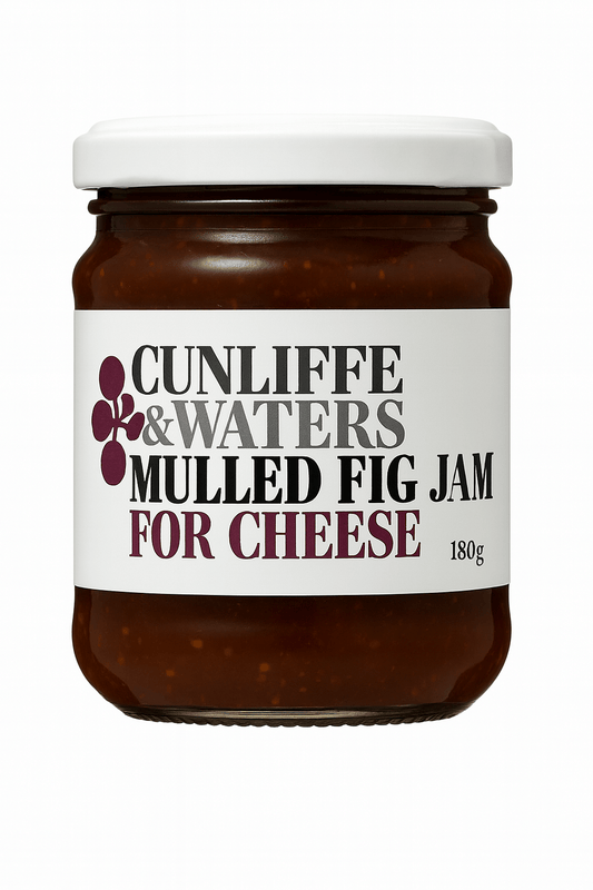 Cunliffe & Waters – Mulled Fig Jam for Cheese – 180g - Whisked.net.au