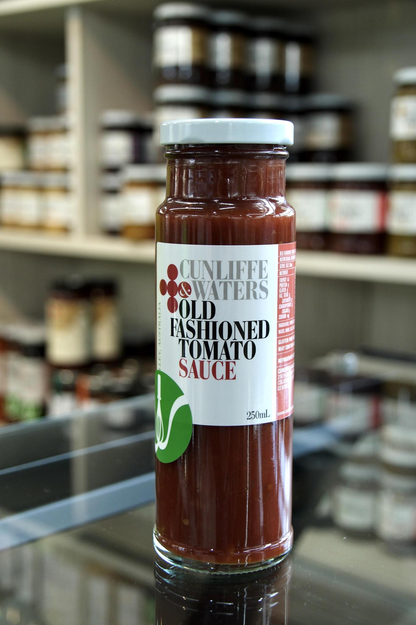 Cunliffe & Waters – Old Fashioned Tomato Sauce - 250ml - Whisked.net.au