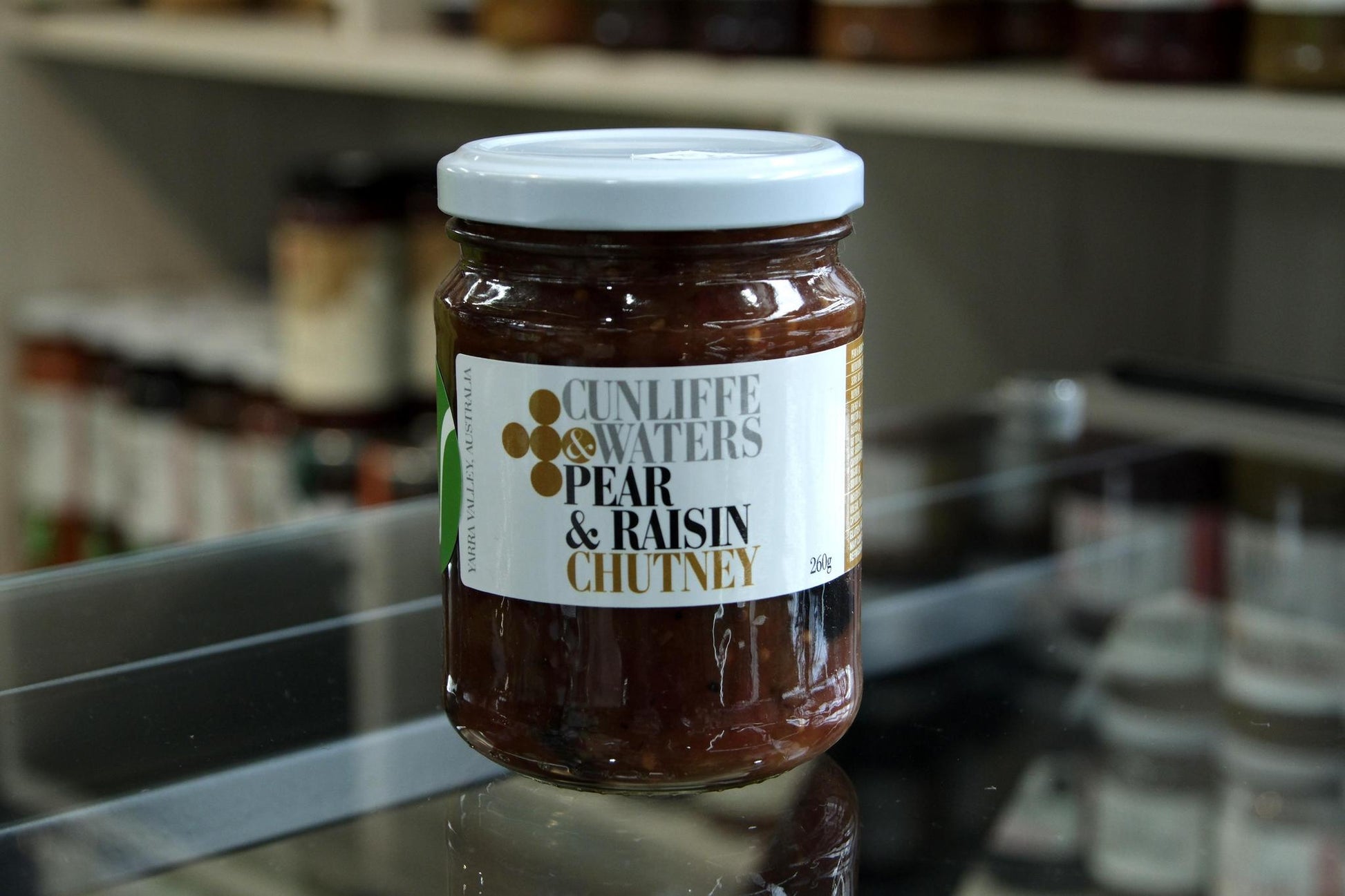 Cunliffe & Waters – Pear & Raisin Chutney – 260g - Whisked.net.au