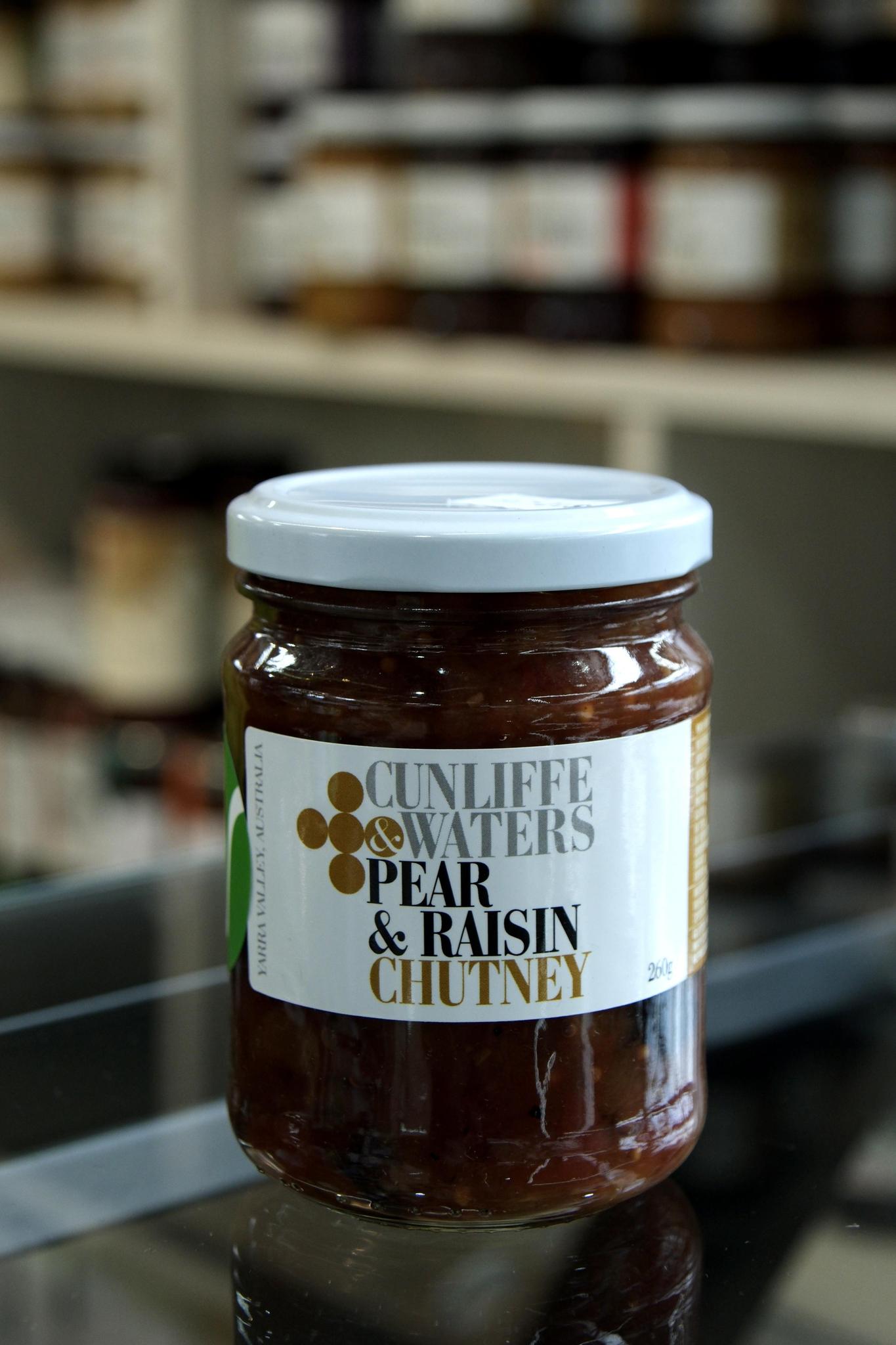 Cunliffe & Waters – Pear & Raisin Chutney – 260g - Whisked.net.au