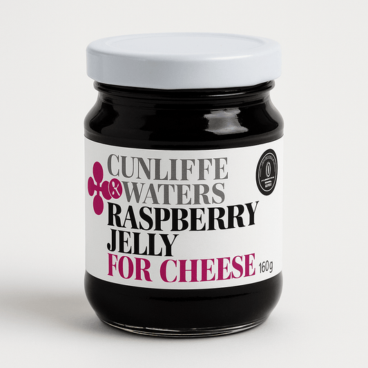 Cunliffe & Waters – Raspberry Jelly for Cheese - 160g - Whisked.net.au