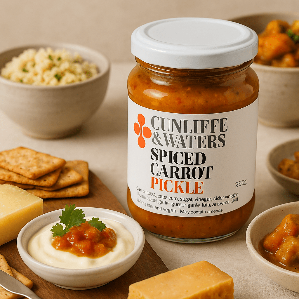 Cunliffe & Waters – Spiced Carrot Pickle – 260g - Whisked.net.au