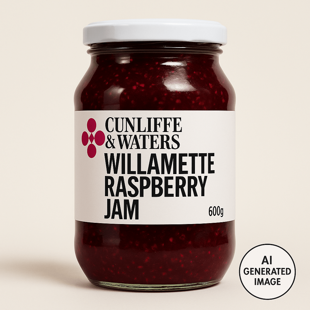 Cunliffe & Waters - Willamette Raspberry - 600g - Whisked.net.au