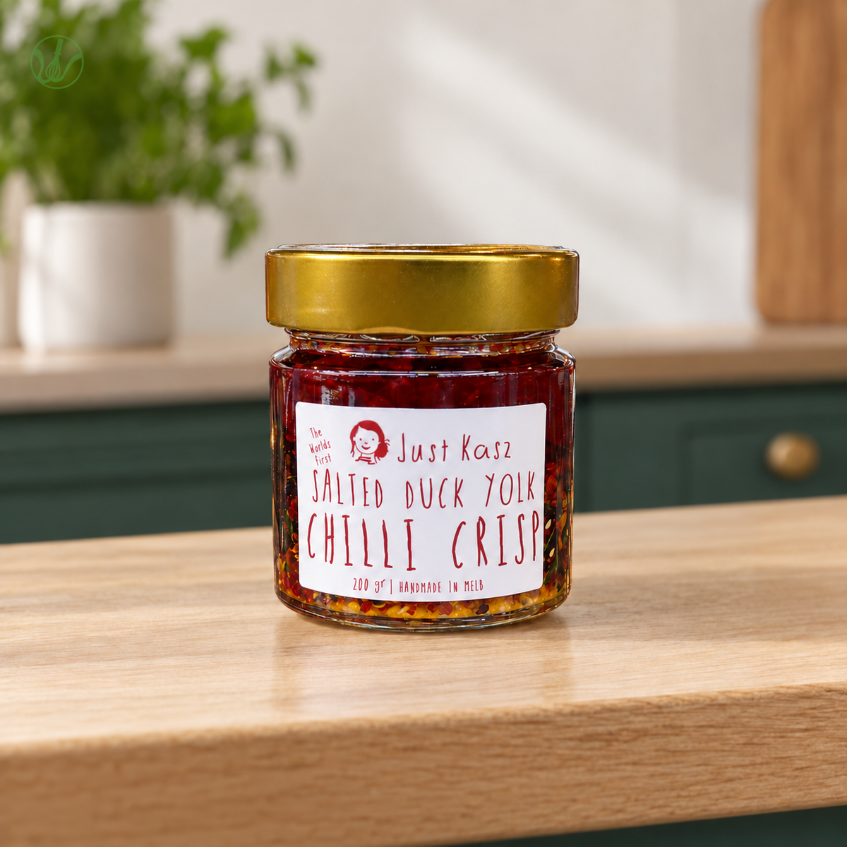 Just Kasz - Salted Duck Yolk Chilli Crisp - 200 g