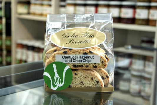 Dolce Mio Biscotti - Choc Chip & Hazelnut Cantucci - Whisked.net.au