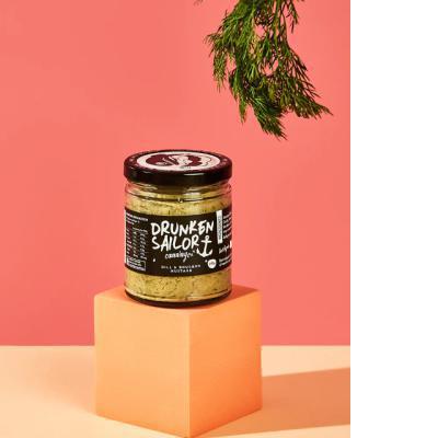 Drunken Sailor Canning Co - Dill and Bourbon Mustard - Whisked.net.au