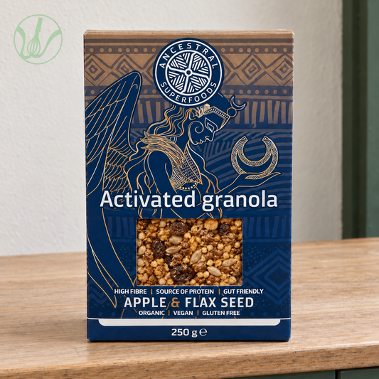 Ancestral Superfoods - Organic Activated Granola Apple & Flex Seed 250g