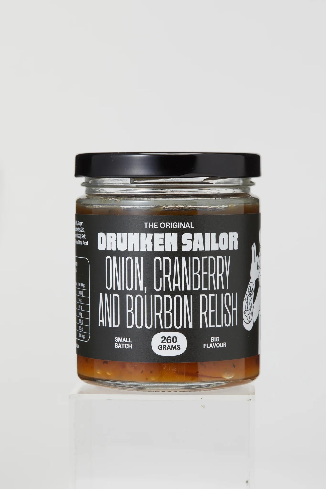 Drunken Sailor Canning Co - Onion, Cranberry & Bourbon Relish