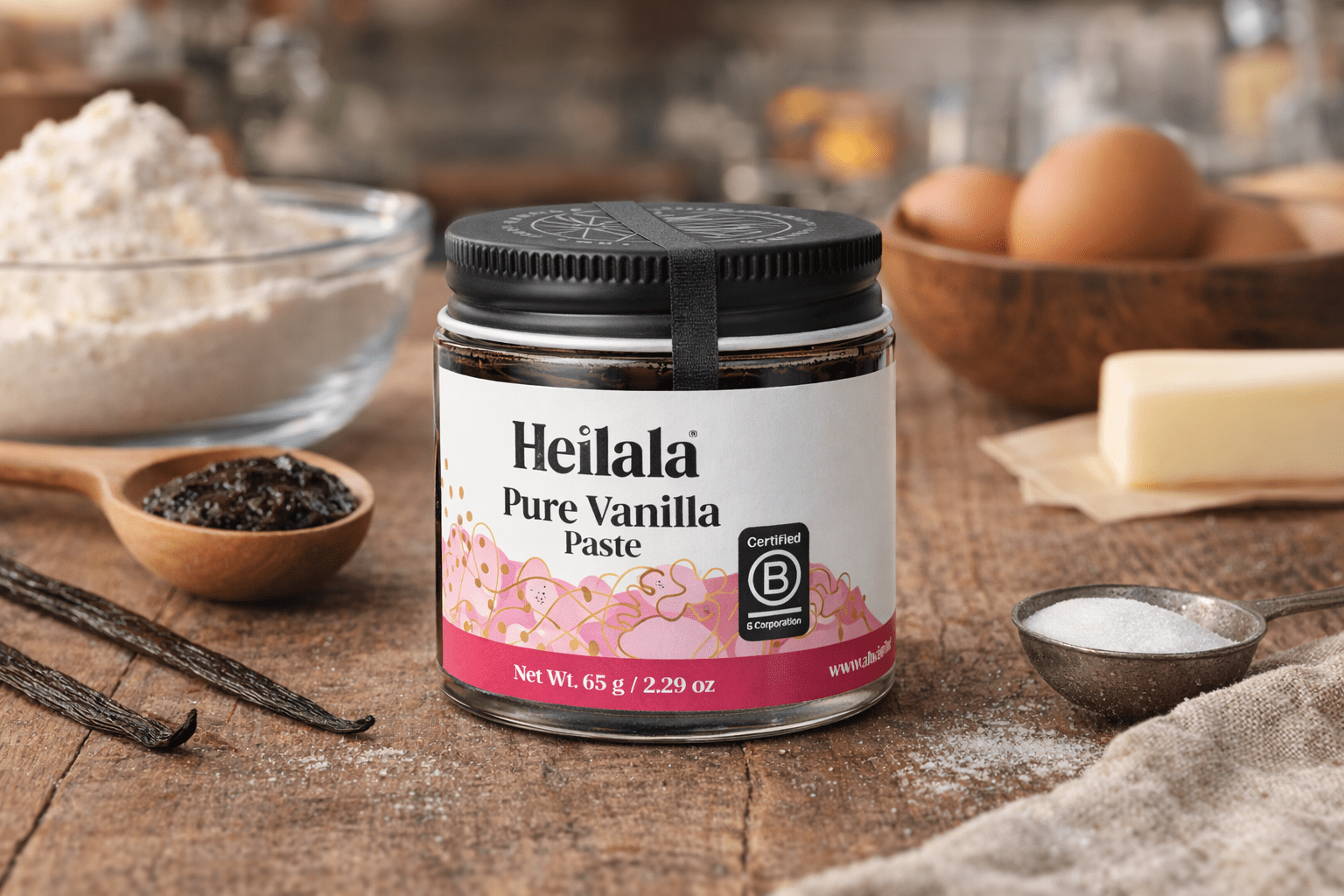 Heilala - Pure Vanilla Paste - 65g - Whisked.net.au
