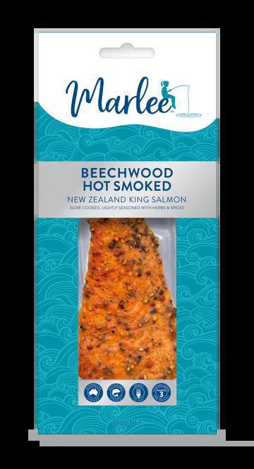Marlee Hot Smoked Beechwood King Salmon - Whisked.net.au
