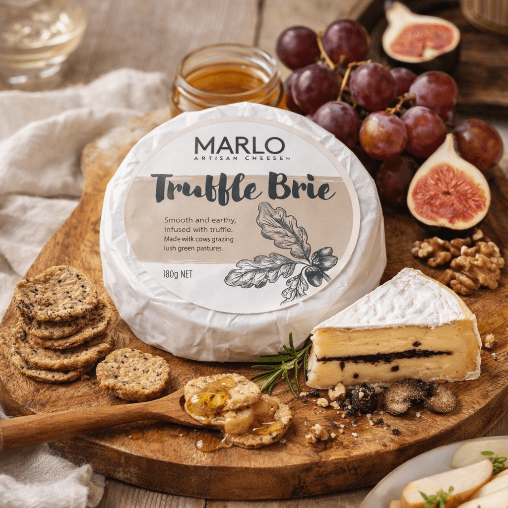 MARLO ARTISIAN - TRUFFLE BRIE 180g - Whisked.net.au