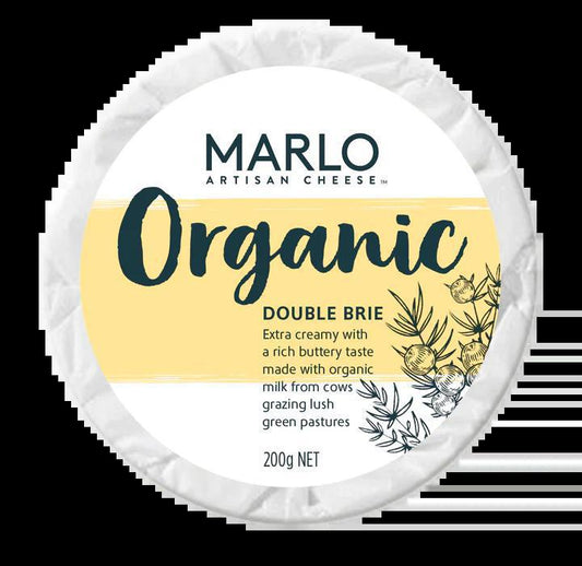 Marlo Organic Double Brie - Whisked.net.au
