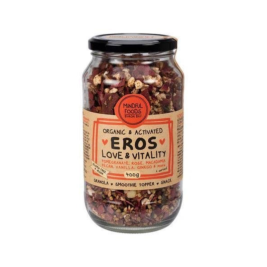 Mindful Foods Eros – Love & Vitality Organic & Activated Granola 400g - Whisked.net.au
