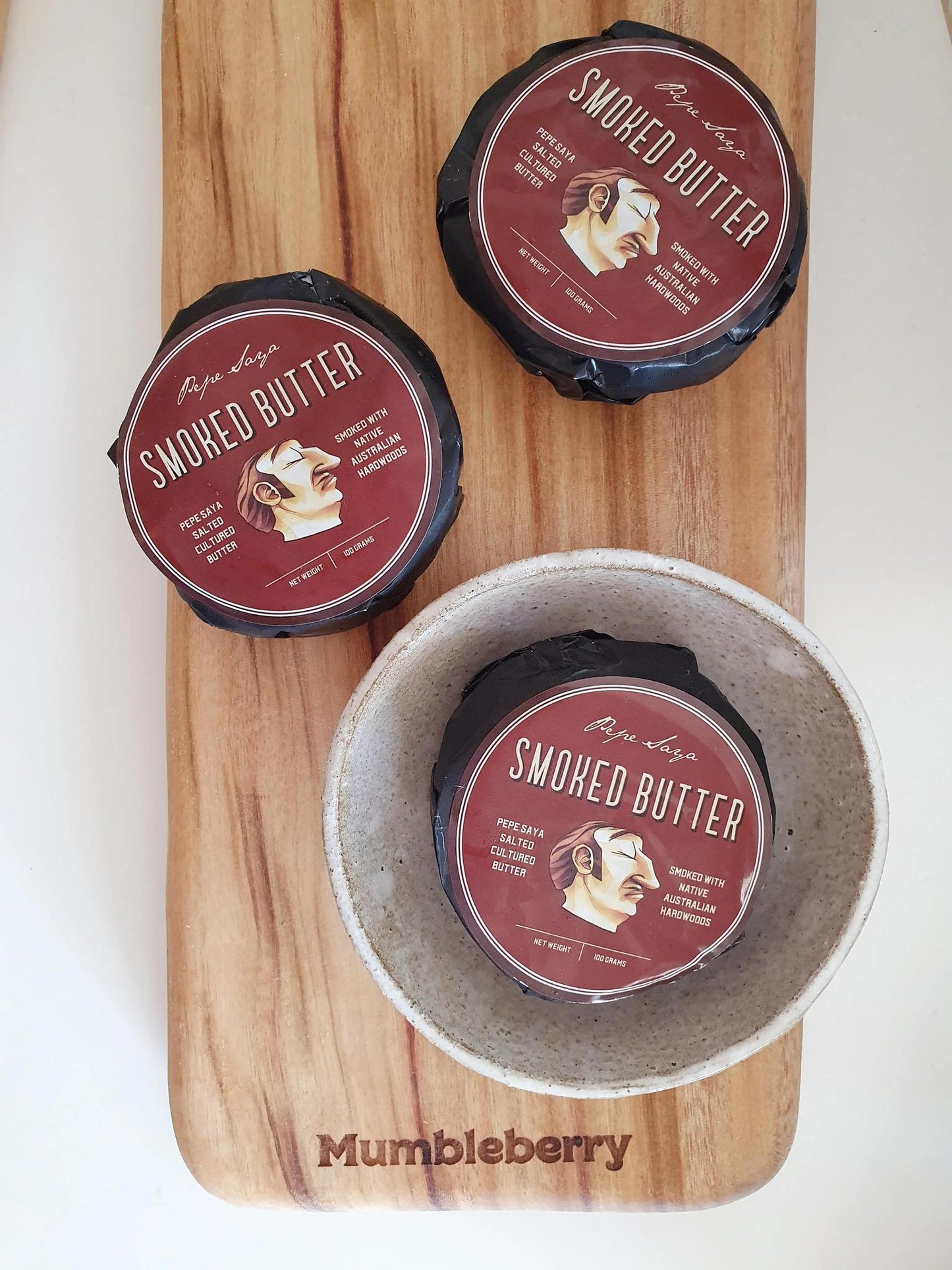 Pepe Saya - Smoked Butter - 100g - Whisked.net.au