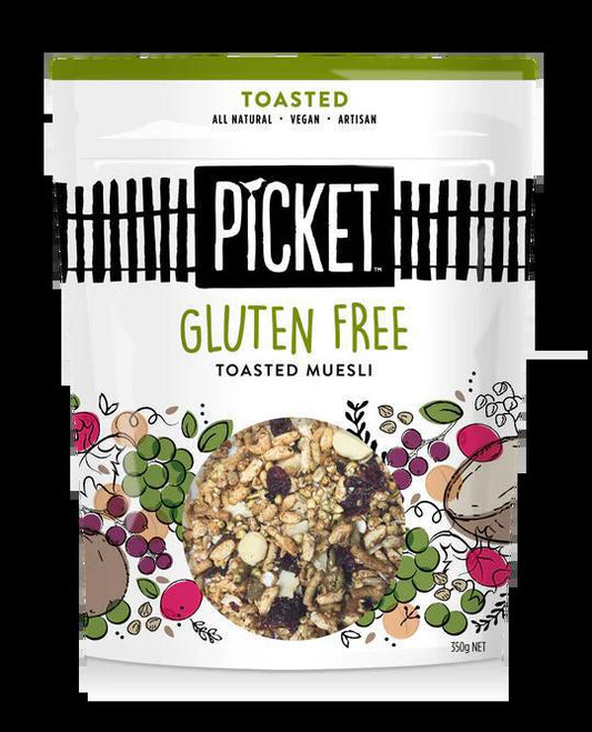 Picket Toasted Gluten Free Muesli - Whisked.net.au