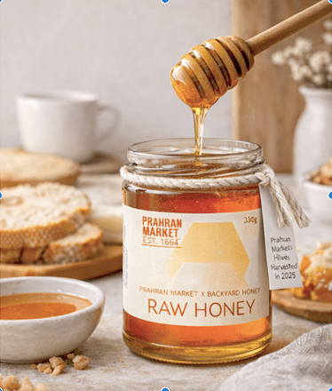 Prahran Market Raw Honey 330g - Whisked.net.au