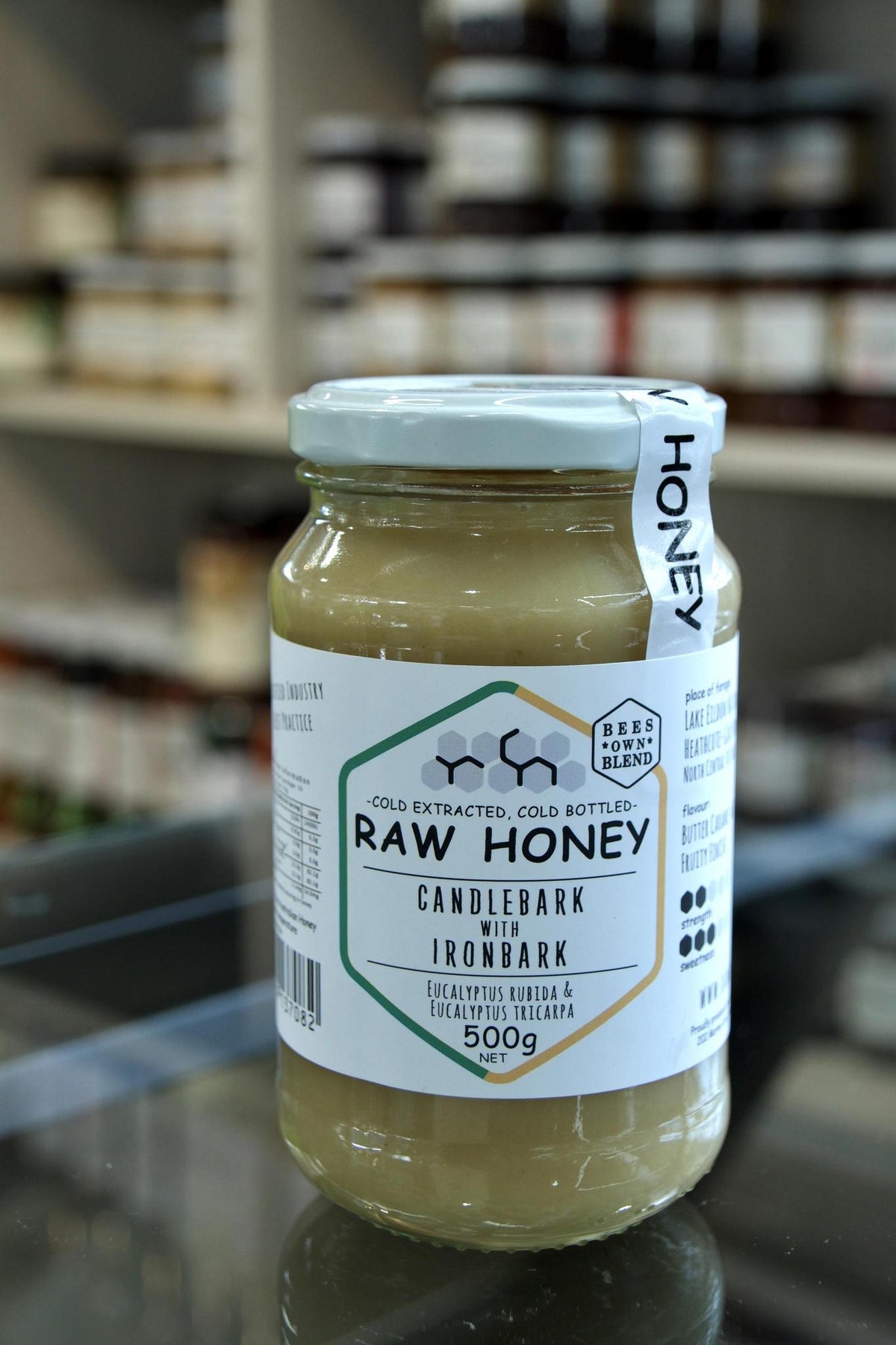 Raw Honey - Candlebark with Ironbark - 500g - Whisked.net.au