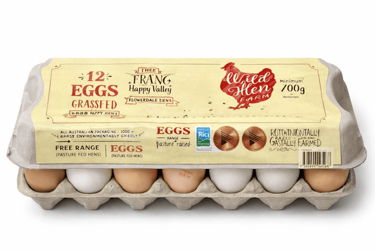 The Old Farm Happy Valley Free Range Pasture Raised Eggs - Whisked.net.au